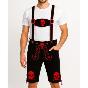 Tenues d'Oktoberfest pour hommes, costume bavarois allemand Lederhosen, costumes traditionnels d'Oktoberfest, costume de festival de la bière - Product Image 1