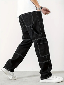 Pantalon cargo pour homme, style tendance, très demandé, best-seller, respirant, séchage rapide, coton, logo de la marque - Product Image 6