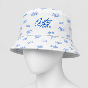 Fabricante de Sombreros de Pescador con Logotipo Personalizado Premium, Gorras de Sol con Impresión por Sublimación de Alta Calidad, Algodón Blanco, Unisex, Estilo Urbano - Product Image 1