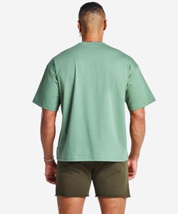 Camiseta Corta de Alta Calidad 100% Algodón Ecológico, Color Negro Sólido, Diseño Personalizado para Hombre - Product Image 3
