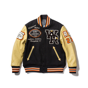 Premium Chenille Patch Letterman <b>Jacket</b> Soft Leather Sleeves Embroidered <b>Baseball</b> Varsity <b>Jacket</b> Custom <b>Men</b> Outerwear - Product Image 2