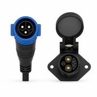 M25 Current 50A Waterproof Nylon Round Protective Push Locking Connector for Generators Power Equipment