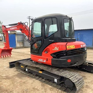 Miniexcavadora Usada Duradera U55 4 de 2022, 5 Toneladas, con Eficiente Motor de 38KW, Bomba, Motor y Engranajes Certificados, y Estructura Robusta - Product Image 4