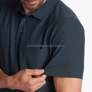 Polo de travail pour homme de haute qualité, coupe classique, polo en gros - Product Image 5