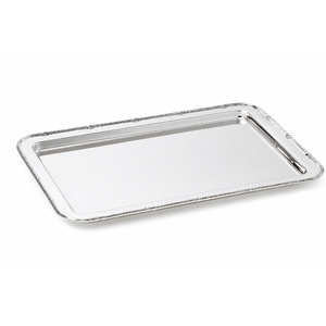 Bandeja de Servir de Acero Inoxidable con Acabado Espejo de Lujo, con Asas de Cristal, Rectangular, Decorativa, para Bodas y Hoteles - Product Image 4