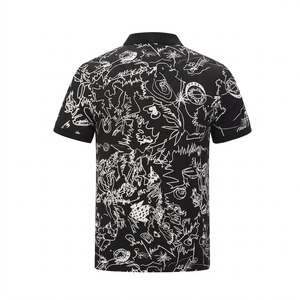 Chemise tricotée pour homme Micah Corporation, coupe classique, imprimée par sublimation, anti-boulochage, respirante, décontractée, pour le golf et le streetwear - Product Image 2