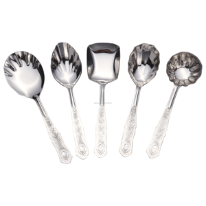 Juego de Cucharas para Servir de Acero Inoxidable, Diseños Modernos, Proveedor de Utensilios de Cocina, Exportación - Product Image 6