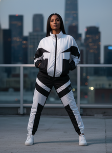 Conjunto de Pantalones y Chaqueta Deportiva Impermeable con Capucha, Unisex, de Nailon, para Otoño, Diseño 2 en 1, Personalizable con Logotipo, OEM - Product Image 5