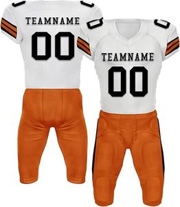 Ropa Deportiva Cómoda de Alta Calidad a Precio Razonable, Uniforme de Fútbol Americano Personalizado con Nombre y Número del Equipo - Product Image 3