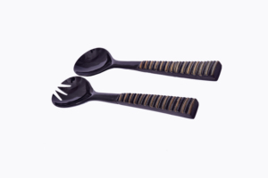 Cucharas de Cuerno de Búfalo de Alta Calidad con Mango, Cuchara de Cuerno para Ensaladas, para Servir en el Hogar y Hoteles, para Regalos Empresariales - Product Image 2