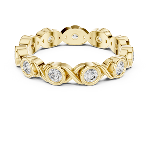 Anillo de Plata 925 con Moissanita, Piedra Ovalada con Engaste de Bisel, Anillo de Boda para Mujer, Joyería Minimalista - Product Image 4