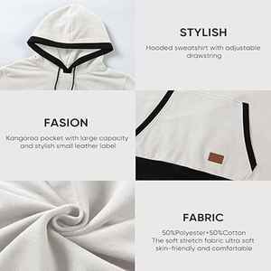 เสื้อฮู้ดดี้ผู้ชายไซส์ใหญ่ คุณภาพสูง ออกแบบมืออาชีพ รับทำตามสั่ง โปรโมชั่นพิเศษ โลโก้เปล่าแบบกำหนดเองได้ - Product Image 2