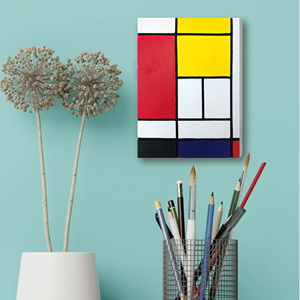 Art mural abstrait moderne en béton – Peinture en ciment faite à la main pour la décoration intérieure, décoration murale minimaliste - Product Image 2