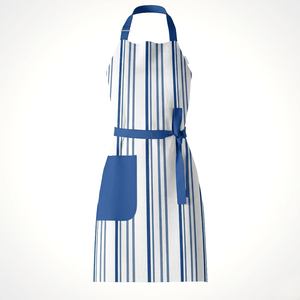 Delantal de Cocina de Algodón con Bolsillo Frontal, Delantal de Chef con Correa Ajustable para el Cuello para Mujeres y Hombres - Product Image 1