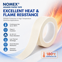 Ruban isolant électrique haute température Nomex Aramid pour bobines de moteurs et transformateurs, classe H 180°C