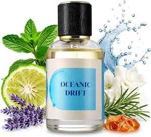 Huile parfumée à l'extrait de plantes naturelles Ocean Drift avec des senteurs herbales et florales - Product Image 1