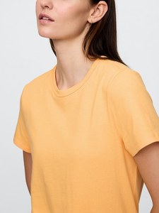 เสื้อยืดผู้หญิงสั่งทำขายส่ง ลายกราฟิก สีเหลือง สำหรับฤดูร้อน ผ้าฝ้าย 100% ทรงปกติ พร้อมโลโก้ - Product Image 6