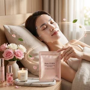 Mascarilla Facial de PDRN de Rosa de Marca Privada 25ml Hidratante Antienvejecimiento OEM ODM MOQ 4000 - Product Image 1