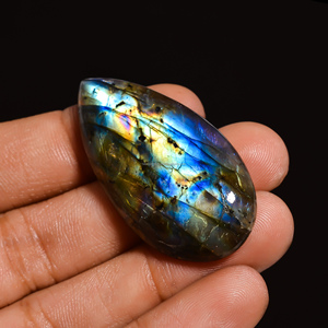 Pierre précieuse naturelle de haute qualité, bleue chatoyante, toutes formes mélangées, en vrac, pour la fabrication de pendentifs de bijoux, vente en gros FAIJAN GEMS Rajasthan - Product Image 2