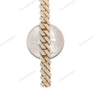7MM 18 Inches Iced Cuban Link <b>Chain</b> 925 Sterling Silver <b>Extended</b> Clasp Men's Hip Hop Thick Miami Luxury Statement Jewelry - Product Image 4