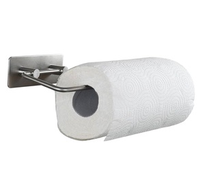 Support mural en métal pour rouleau de papier toilette et porte-serviettes de cuisine avec crochets – Fournisseur en gros - Product Image 5