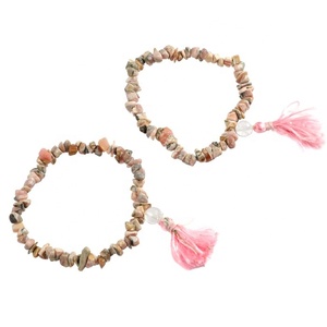 10 Beautiful Rhodochrosite Chip <b>Bracelets</b> for Yoga, Meditation & Style - Product Image 1