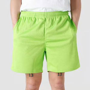 Shorts en maille pour hommes avec logo personnalisé, prix bas, style tendance, motif uni, taille adulte, nouvelle arrivée en grande quantité, OEM - Product Image 4