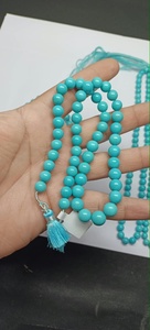 Perles rondes lisses en turquoise Sleeping Beauty d'Arizona naturelle, 7 mm, perles semi-précieuses de forme ronde, best-seller, OEM - Product Image 3