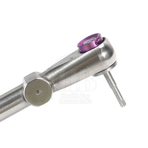 Clé à cliquet manuelle premium pour implants dentaires, en acier inoxydable, certifiée CE, outil manuel réutilisable pour la chirurgie implantaire et les traitements bucco-dentaires - Product Image 3