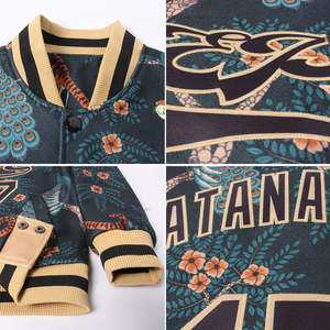 Veste universitaire de baseball personnalisée OEM en laine unie, coupe ajustée, avec logo brodé en chenille, unisexe, manches en laine, hiver - Product Image 3