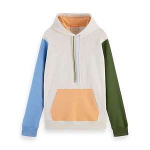 Sudadera con capucha para hombre, de manga larga, mezcla de algodón y poliéster, jersey de bloque de Color, gran oferta - Product Image 1