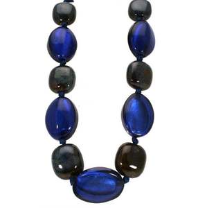 Handcrafted Fashion Resin Beaded <b>Necklace</b> Colorful <b>Statement</b> Jewelry Lightweight Trendy Accessory for Women Girls Wear Party - Product Image 3