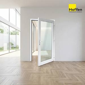 ประตูบานเปิดกระจก uPVC ยี่ห้อ HOFFEN ขนาด 81x205 ซม. กันเสียง กันน้ำ ป้องกันความร้อน ผลิตในประเทศไทย - Product Image 3