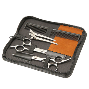 Barber Scissors Kit With Thinning <b>Shears</b> And Cleaning Cloth Hair Cutting Kit Barber Professional <b>Tools</b> Set With Scissors - Product Image 6