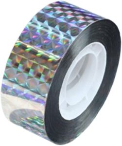 Holographic Reflective Bird Scare Tape Outdoor Pest Repellent Flash Tape for Pigeon Sparrow Crow Control Garden Farm Protection - Product Image 2