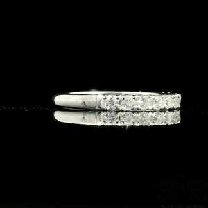 Anillo de Diamantes de 0.5 CT con Certificado IGI, Plata de Ley 925, Chapado en Oro, Cultivado en Laboratorio, CVD, Color FG, VS1, Anillo de Compromiso de Lujo para Mujer - Product Image 3