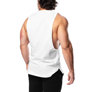 Débardeur Homme Sans Manches Tendance Motif Musculaire Broderie Dessin Animé Tricoté Coton Fibre de Bambou Style Urbain - Product Image 3