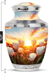 Urnas de Cremación de Latón para Cenizas de Adultos, Urnas Hechas a Mano para Hombres y Mujeres, Urnas Decorativas, Urnas Funerarias - Product Image 2