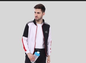 nevy blue <b>White</b> Color Block Men's Windbreaker Jacket <b>Zip</b> <b>Up</b> Lightweight Outerwear for Streetwear - Product Image 6