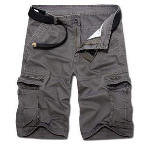 Shorts Cargo Décontractés en Toile pour Hommes, Multiples Poches, Coupe Ample, Séchage Rapide, Fermeture à Cordon, Shorts d'Été, Vente en Gros Usine - Product Image 3