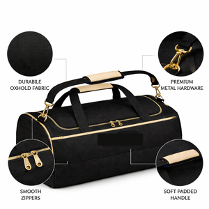 Luxury PU Leather Eco-friendly High Quality Shoulder Duffel <b>Bag</b> Gym Travel <b>Bag</b> 30-40L Custom Logo OEM Manufacturer High Quality - Product Image 2