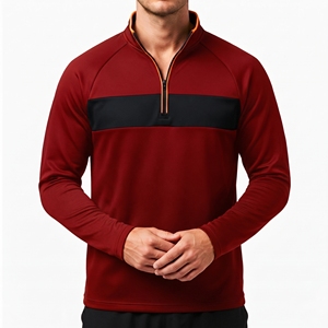 Chaqueta Deportiva de Invierno para Hombre, Transpirable, Talla Grande, con Cierre de Cremallera, Ligera, de Forro Polar, para Entrenamiento y Running, Personalizable - Product Image 1