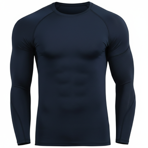 เสื้อรัดกล้ามเนื้อสำหรับผู้ชาย – เสื้อชั้นในแขนยาวทรงสปอร์ตสำหรับออกกำลังกายและ MMA - Product Image 2