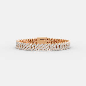 Pulsera de eslabones cubanos de moissanita para hombre, plata 925, estilo hip hop, cadena de tenis con diamantes, lujo, brillante, regalo de fiesta, moda - Product Image 4