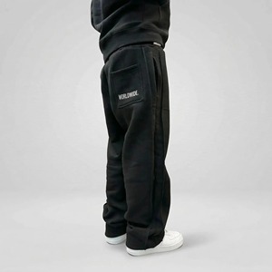 Black Hooded <b>Zip</b>-Up Casual Breathable <b>Sweatshirt</b> Full Sleeve Solid Color 100% Cotton Regular Fit Autumn Wear Side Pockets - Product Image 4