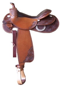 Silla de Montar Western de Cuero Premium para Caballo, de Madera y Cuero Genuino, para Carreras de Barriles y Equitación de Sendero, Personalizable, Venta al por Mayor, Exportación - Product Image 2
