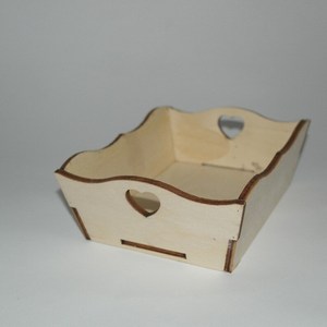 <b>Large</b> Eco-Friendly Wooden Storage <b>Basket</b> Modern Style with Handles Organizer for Toys Clothes Towels Books and Home Decoration - Product Image 4