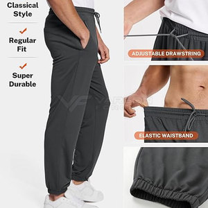 Pantalon de jogging pour homme Fresh Look avec tissu léger et design flexible pour la course à pied - Product Image 4
