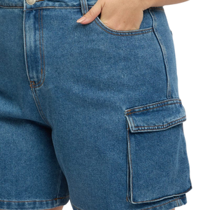 Shorts en jean pour femmes grandes tailles, mi-longueur, décontractés, été, respirants, lavés, personnalisables, tissu 100% coton, vente en gros, échantillon gratuit, meilleur choix - Product Image 2