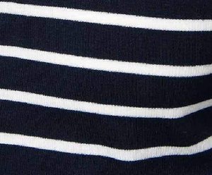 Polo à manches courtes rayé bleu marine et blanc pour homme, boutonné, décontracté, en coton tricoté respirant, coupe classique - Product Image 6